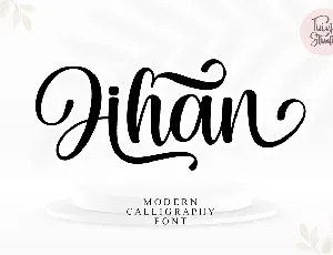 Jihan - Personal Use font