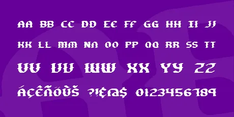 Gesture font