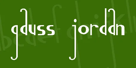 Gauss Jordan font