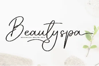 Beautyspa font