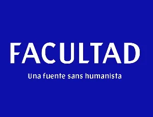 Facultad font