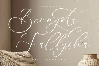 Bernyota Fallysha font