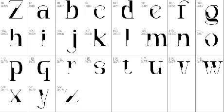 Decoslice font