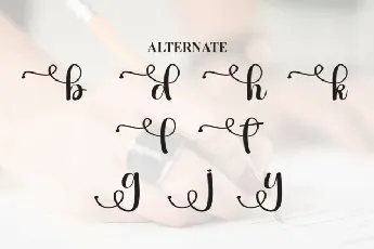 Autography Calligraphy font