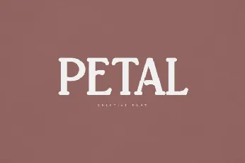 Petal font