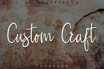 Custom Craft Script Free font