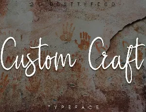 Custom Craft Script Free font