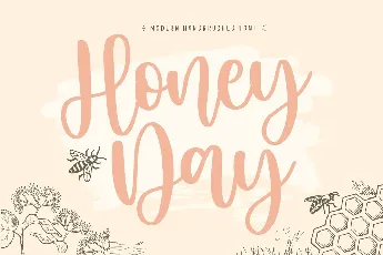 Honeyday font