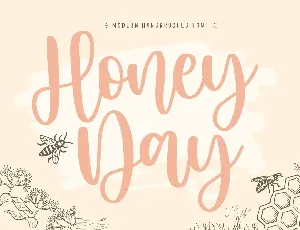 Honeyday font