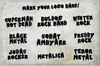 Horror Metal font