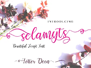 Selamyts font