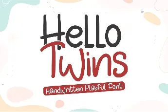 Hello Twins - Personal Use font