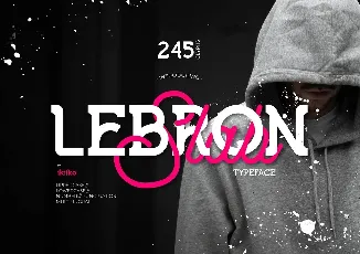 Lebron Slab font