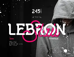 Lebron Slab font