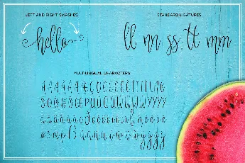 Melonade Script font