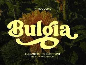 Bulgia font