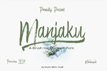 Manjaku font