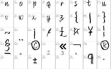 Manjaku font