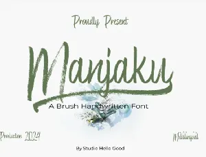 Manjaku font