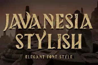 Javanesia Stylish font