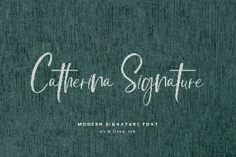 CatherinaSignature font