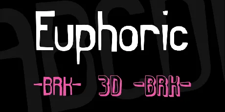 Euphoric font