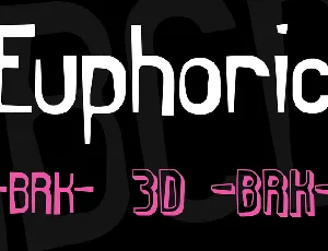 Euphoric font