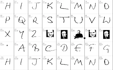 Douglas Adams Hand font