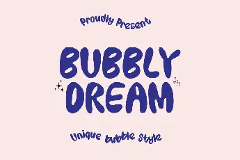 Bubbly Dream font