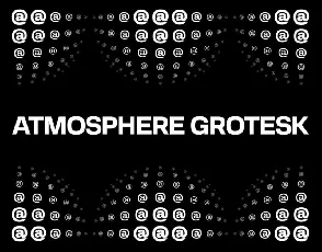 Atmosphere Grotesk Family font