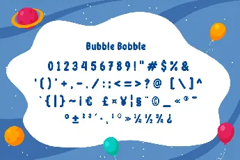 Bubble Bobble font