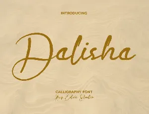 Dalisha font