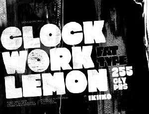 Clockwork Lemon font