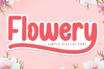 Flowery Script font