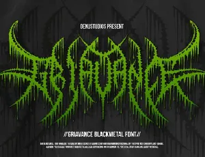 Griavance font