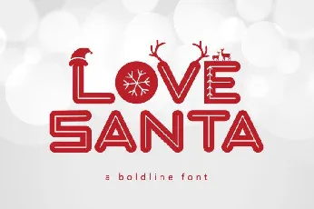 Love Santa for Christmas font