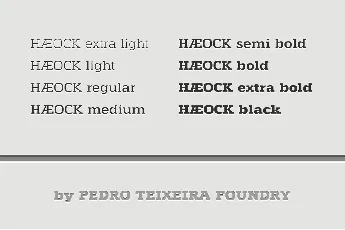 Haeock Family font