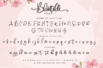 Bluettelli font