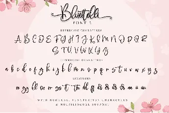 Bluettelli font