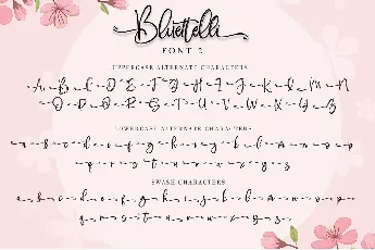 Bluettelli font