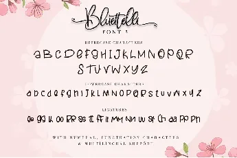 Bluettelli font