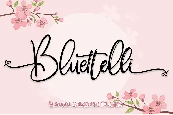 Bluettelli font