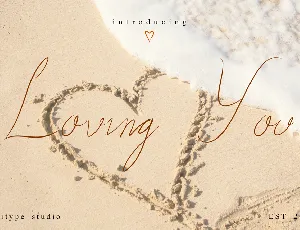 Loving_You script font