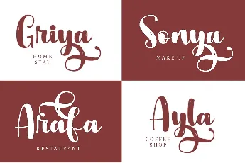 Aryaka - Personal Use font