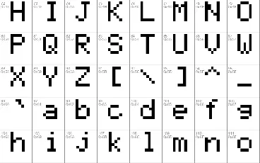 Graph 35+ pix font