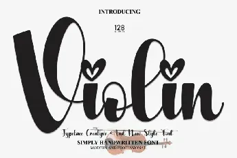 Violin Script font