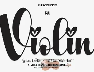 Violin Script font