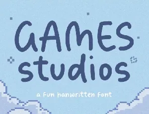 Games Studios font