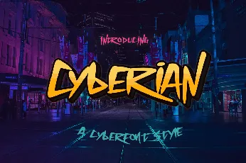 Cyberian font