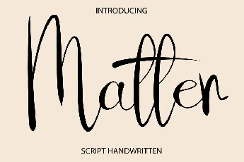 Matter font